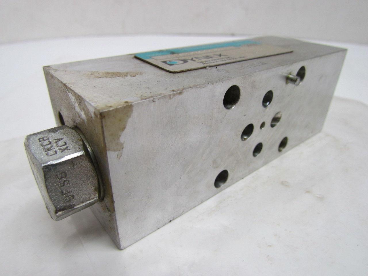 Dynex S8642-D03-A-V-21 Sandwich Control Valve Aluminum Body D03 CETOP 3