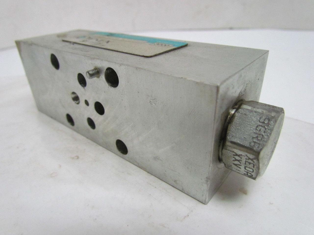 Dynex S8642-D03-A-V-21 Sandwich Control Valve Aluminum Body D03 CETOP 3