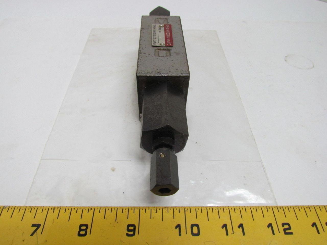 Toyooki Kogyo HG3H-P-D 4 025B Hytegra Pressure Reducing Stackable Valve