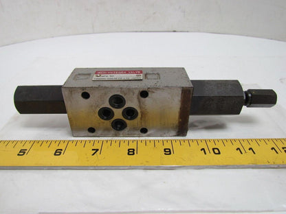 Toyooki Kogyo HG3H-P-D 4 025B Hytegra Pressure Reducing Stackable Valve