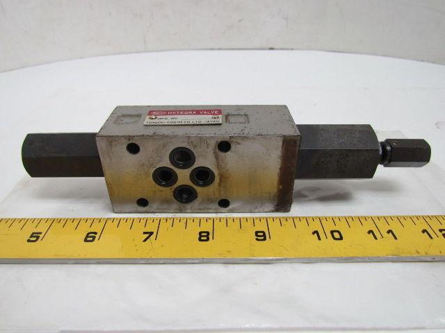 Toyooki Kogyo HG3H-P-D 4 025B Hytegra Pressure Reducing Stackable Valve