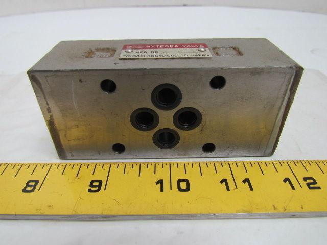 Toyooki Kogyo HK3H-B-Y 2-025B Hytegra Hydraulic Check Valve
