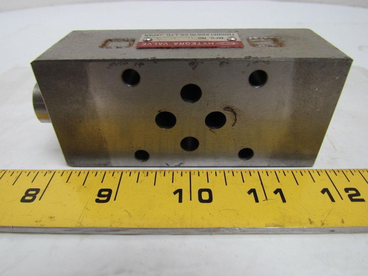 Toyooki Kogyo HK3H-B-Y 2-025B Hytegra Hydraulic Check Valve