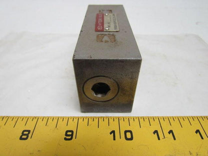 Toyooki Kogyo HK3H-B-Y 2-025B Hytegra Hydraulic Check Valve