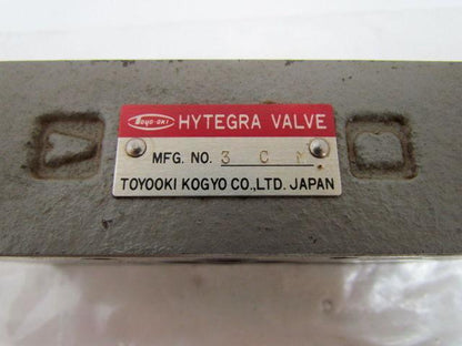Toyooki Kogyo HK3H-B-Y 2-025B Hytegra Hydraulic Check Valve