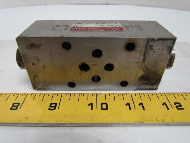 Toyooki Kogyo HK3H-W-Y 2-025B Stackable Hydraulic Check Valve