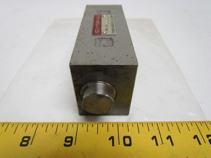 Toyooki Kogyo HK3H-W-Y 2-025B Stackable Hydraulic Check Valve