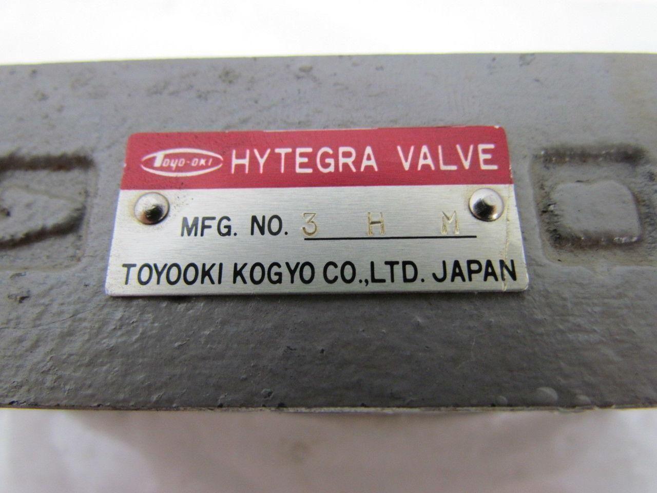Toyooki Kogyo HK3H-W-Y 2-025B Stackable Hydraulic Check Valve