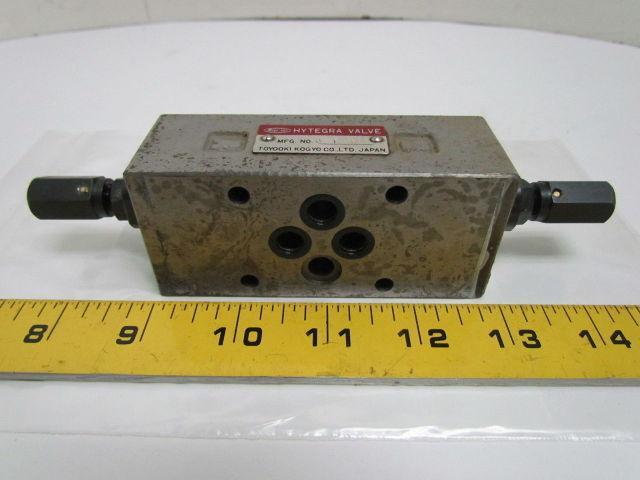 Toyooki Kogyo HF3H-W-40K-025B Hytegra Hydraulic Valve