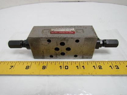 Toyooki Kogyo HF3H-W-40K-025B Hytegra Hydraulic Valve