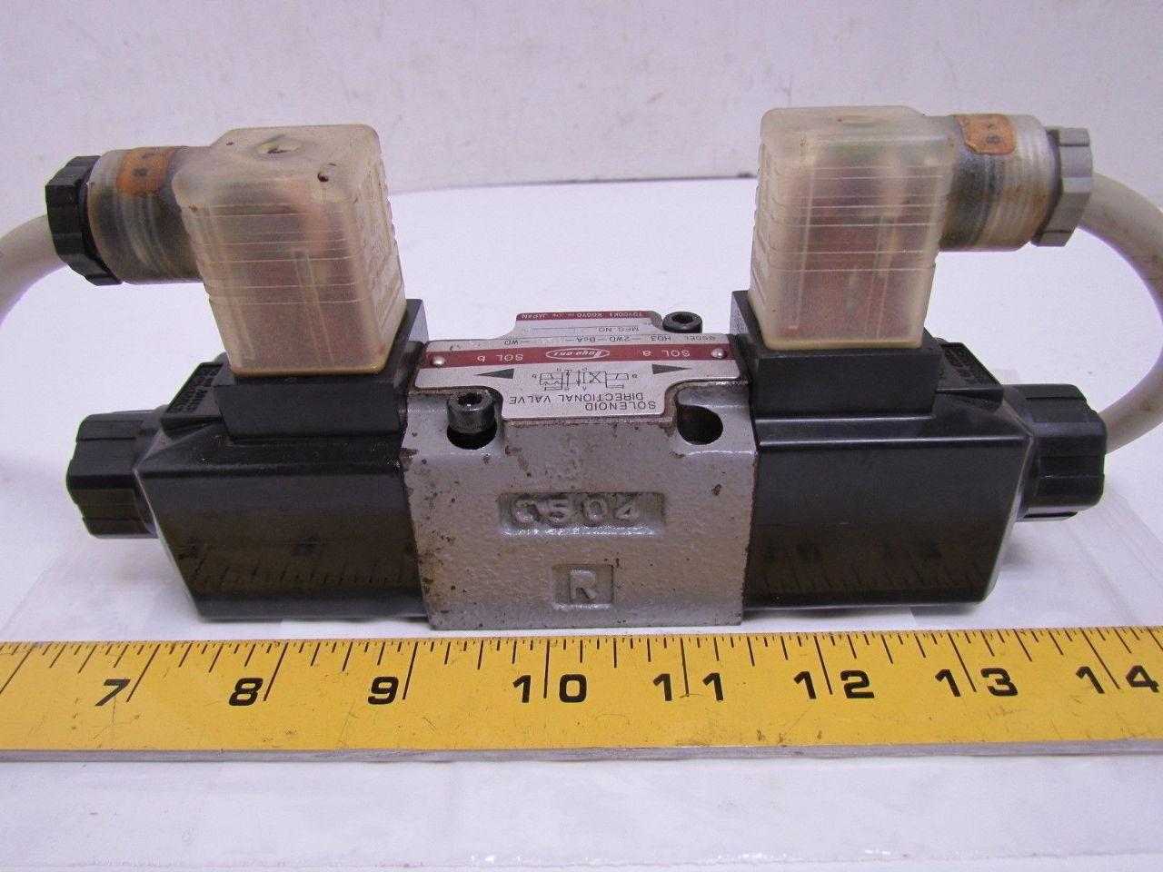 Toyooki Kogyo HD3-2WD-BCA-025A-WDA1T5 Solenoid Directional Valve 110V