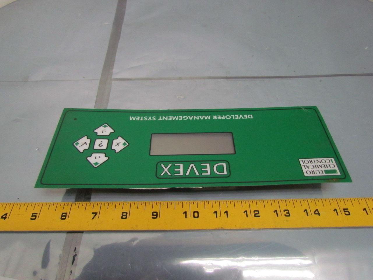 Devex MDLS20464K 65565 Euro Chemical Control Developer Management System