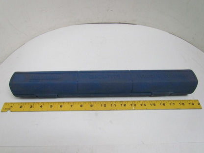 Westward 4YP98 Micrometer Torque Wrench 40-160 ft/Lbs 1/2" Drive 17" OAL