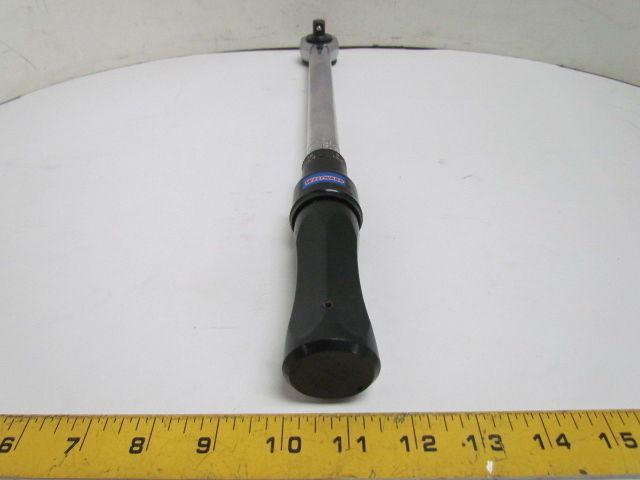 Westward 4YP98 Micrometer Torque Wrench 40-160 ft/Lbs 1/2" Drive 17" OAL