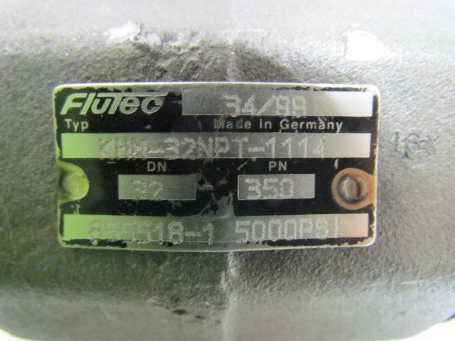 Flutec KHM Series 2 Way Ball Valve 32NPT-1114 5000 PSI 1-1/4" NPT