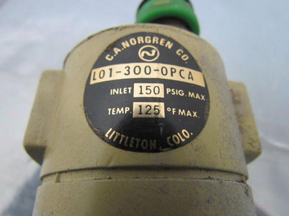 C.A. Norgren L01-300-0PCA Airline Lubricator 3/8" NPT