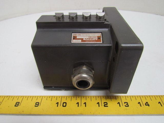 Balluff BNS 519-D4-D16-100-10 Mechanical 4-Plunger Cam Limit Switch