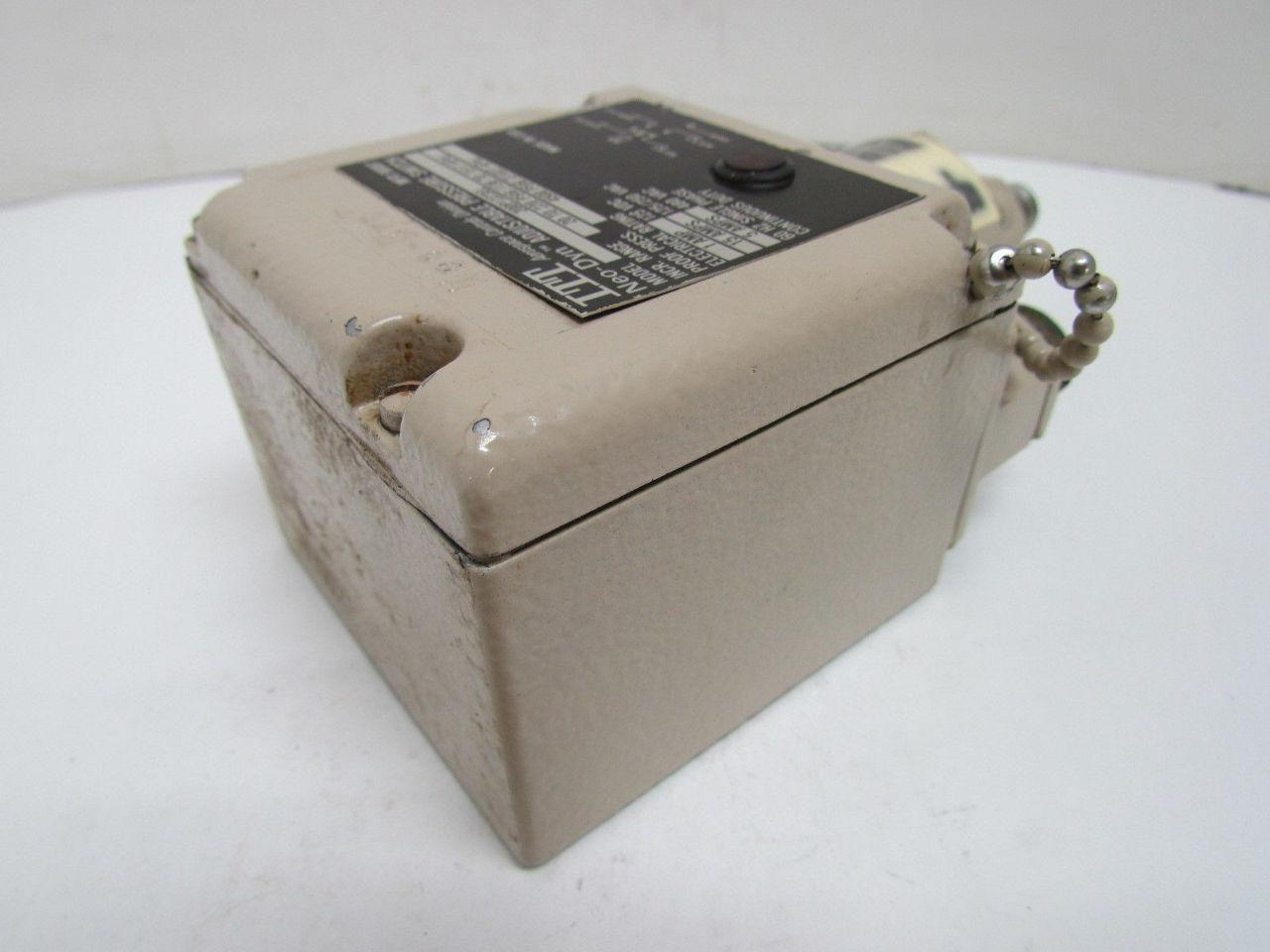 ITT 200P12Z3EL Adjustable Pressure Switch 20 to 220 PSIG