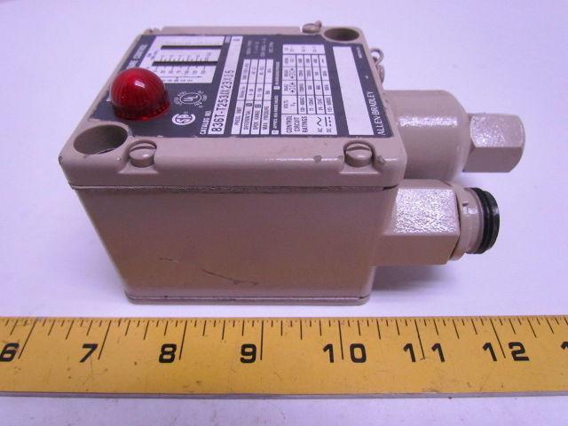 A-B Allen Bradley 836T-T253JX23X15 Pressure Control Switch Series A