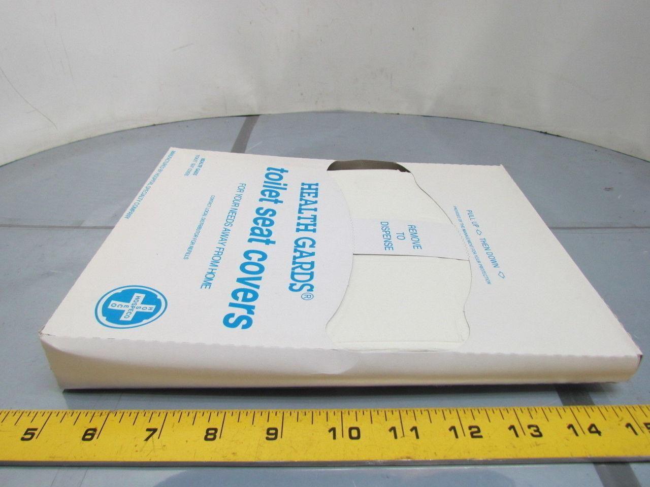 Hospeco 3350 HG-QTR-5M Health Gards Tissue Toilet seat Cover Case of 5000 NIB