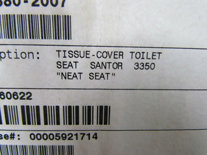 Hospeco 3350 HG-QTR-5M Health Gards Tissue Toilet seat Cover Case of 5000 NIB
