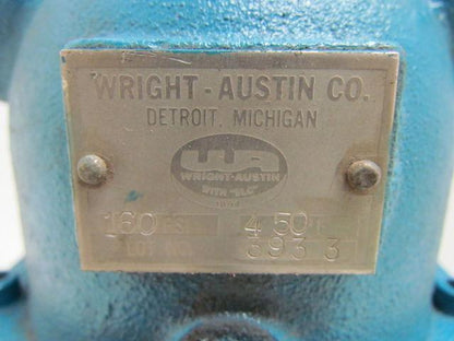Wright Austin 1-1/4T2 Type T Gas Liquid Separator 160 PSI 450 Degree F 1-1/4"NPT