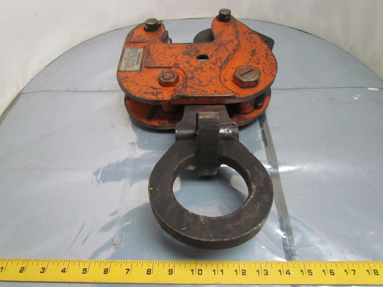 Renfroe JP 2-Ton Vertical Lift Clamp 2"-2 3/4" Capacity
