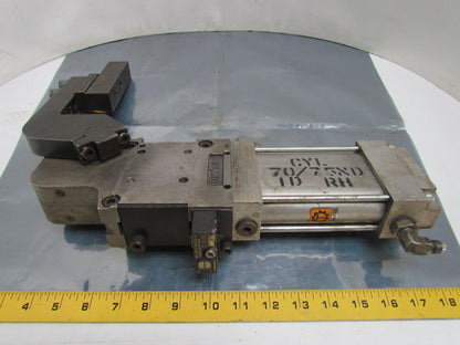 Tunkers KU 50 V A033 T22 NPT Pneumatic Power Clamp 045-130 degree