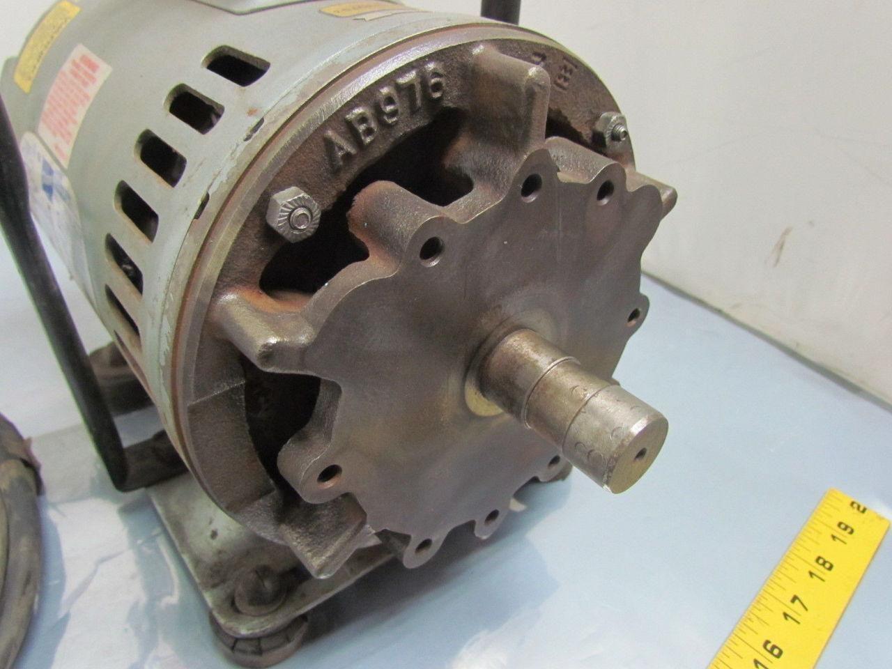 Doerr Electric LR39793 1/2HP 1PH 115/208-230 J56Z Vacuum Pump Motor 7/8" Shaft