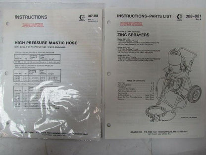 Graco Circulating Accessory Kit For Zinc Sprayers Includes Gun 235464 & Hoses