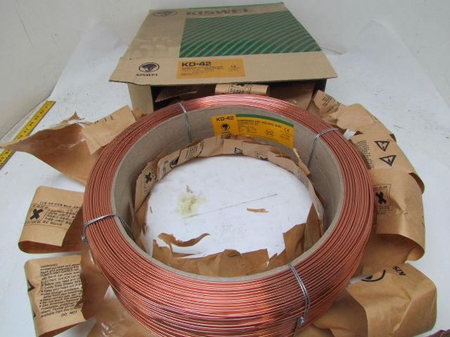 Kiswell KD-42 Submerged Arc MIG Welding Wire 3/32" 60Lb AWS A5.17 EM12K Lot of19