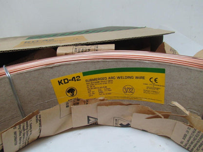 Kiswell KD-42 Submerged Arc MIG Welding Wire 3/32" 60Lb AWS A5.17 EM12K Lot of19