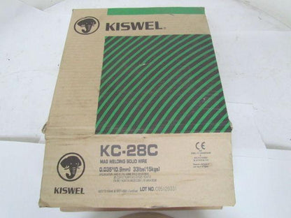 Kiswel KC-28C MAG Welding Solid Wire 0.035" 33Lb Spool AWS A5.18 ER70S-6 MIG/MAG