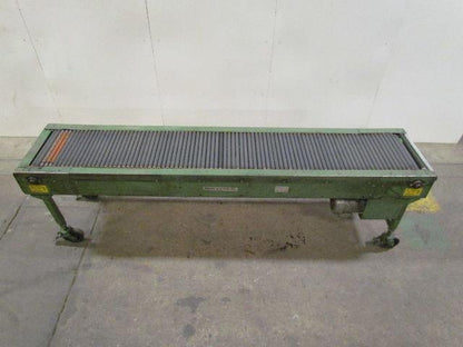 RTO-1412 Movable Accumulation Conveyor 18"x10' Powered Chains W/Static Rollers