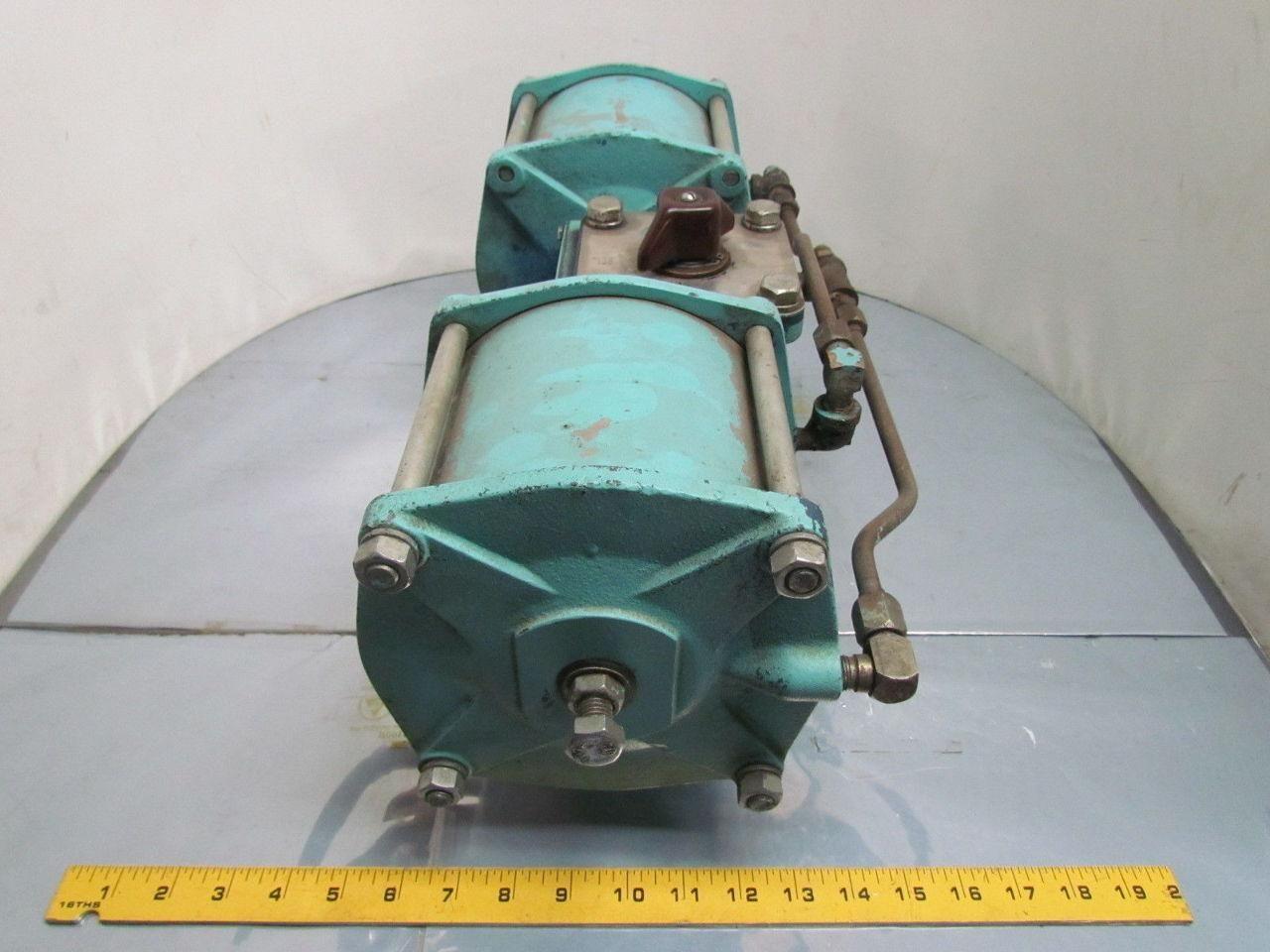Keystone Controls Morin Pneumatic Hydraulic Rotary Valve Actuator 120 PSI