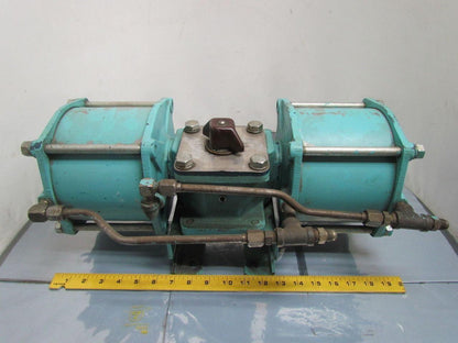 Keystone Controls Morin Pneumatic Hydraulic Rotary Valve Actuator 120 PSI