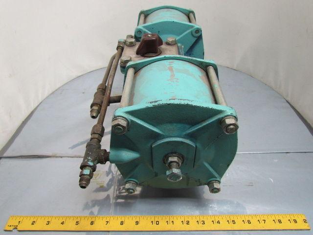 Keystone Controls Morin Pneumatic Hydraulic Rotary Valve Actuator 120 PSI