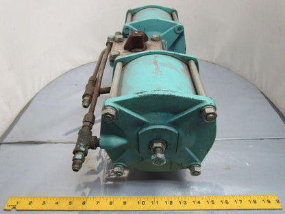 Keystone Controls Morin Pneumatic Hydraulic Rotary Valve Actuator 120 PSI