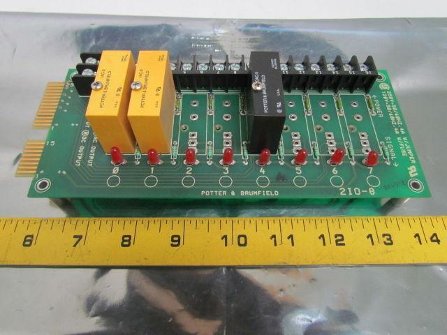 Potter & Brumfield 40E1105 PC Circuit Board 250V/120V 4 Amp