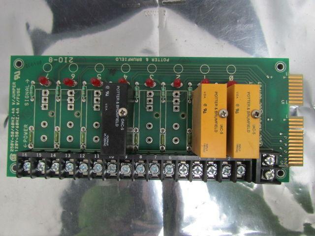 Potter & Brumfield 40E1105 PC Circuit Board 250V/120V 4 Amp