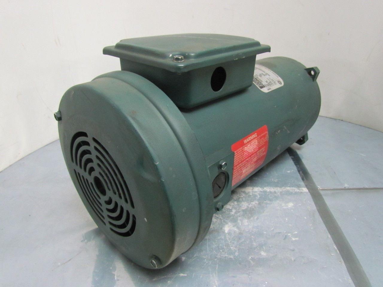 Reliance Electric T56S1007A 1/2HP 1750RPM 180VDC XL Extended Life Motor TEFC 56C