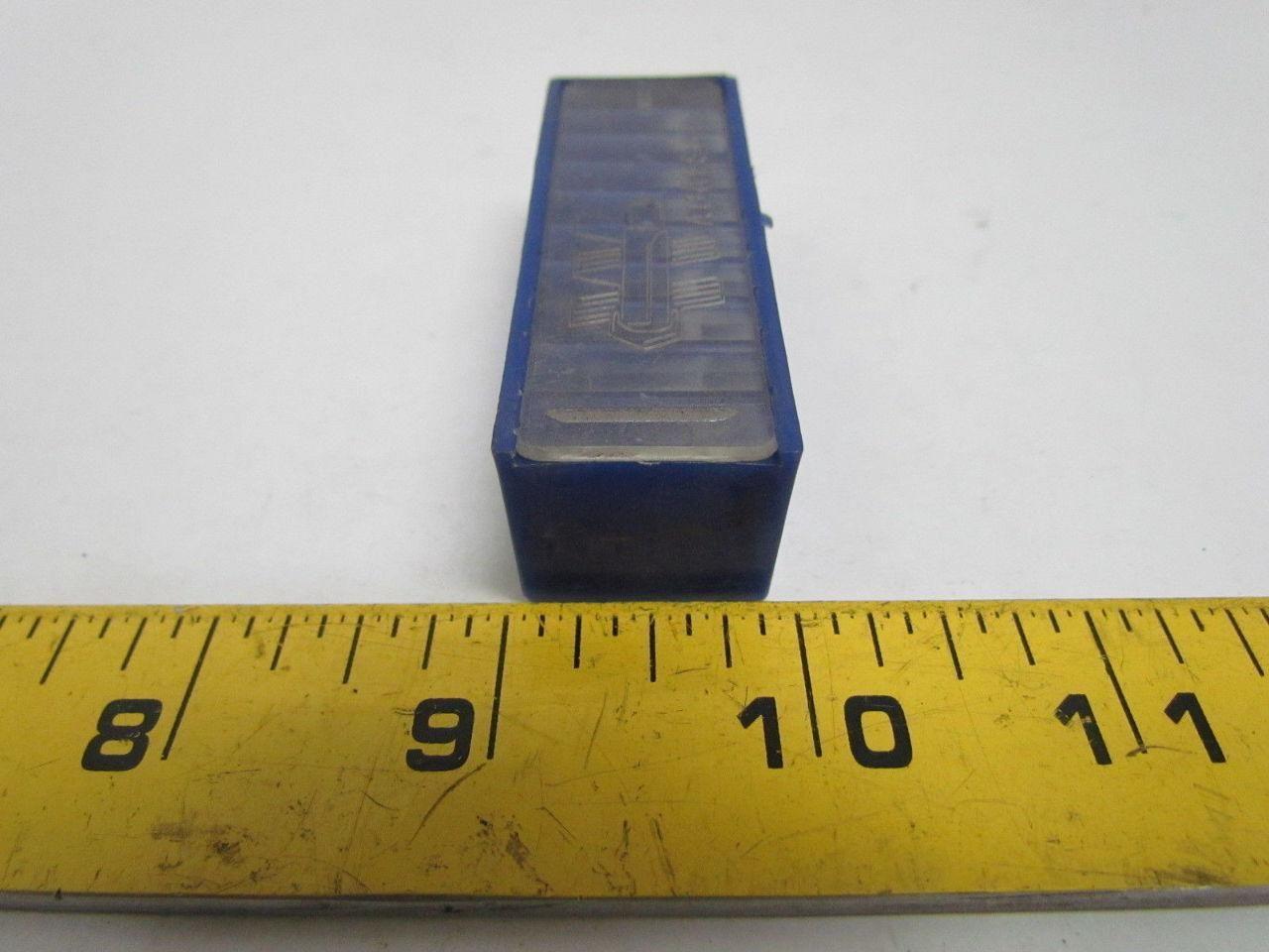 Waukesha 8900-0210F Cor-Bor Drill Carbide Insert Sz 000 10pcs Coated C-5