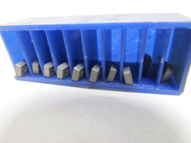 Waukesha 8900-0210F Cor-Bor Drill Carbide Insert Sz 000 10pcs Coated C-5