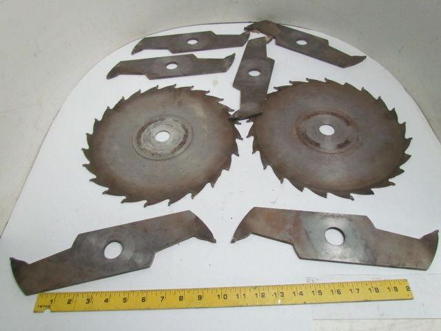 Carbide 12" Dia x Up To 1-3/4" Wide 1-1/8" Bore (6) 1/4" Chippers (2) 1/8"Blades