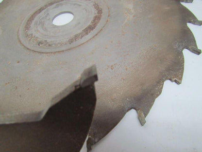 Carbide 12" Dia x Up To 1-3/4" Wide 1-1/8" Bore (6) 1/4" Chippers (2) 1/8"Blades