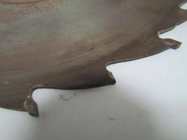 Carbide 12" Dia x Up To 1-3/4" Wide 1-1/8" Bore (6) 1/4" Chippers (2) 1/8"Blades