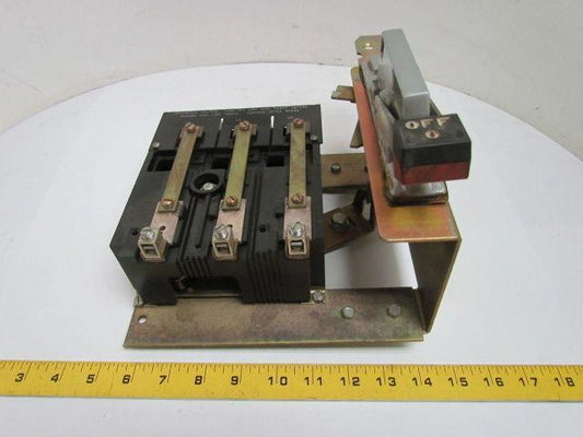 Telemecanique D10S2 60 Amp Disconnect Switch Assembly w/Handle 3-Pole