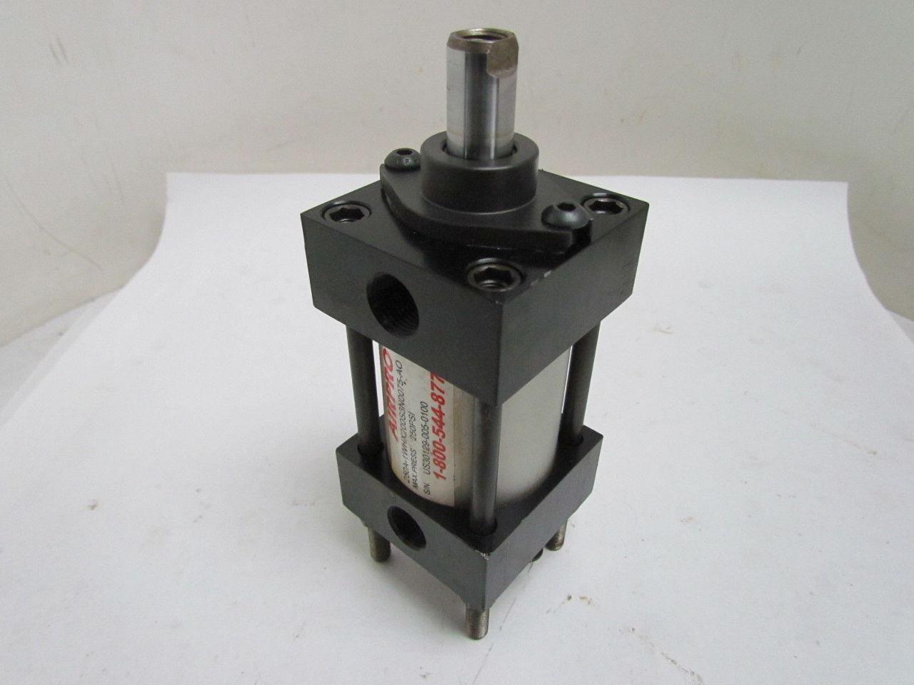 250A-1WHX200S3N0075-AO Pneumatic Air Cylinder 2" Bore 3/4" Stroke Double Rod