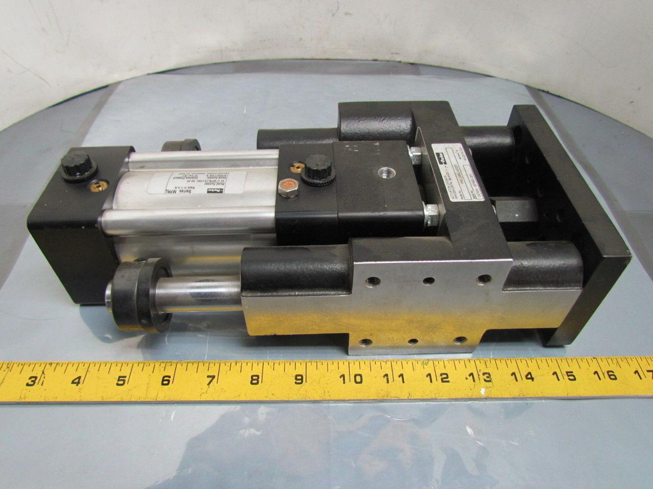 Parker P5E-J063LHE0050 Pneumatic Guided Air Cylinder 63mm Bore 50mm Stroke MPRL
