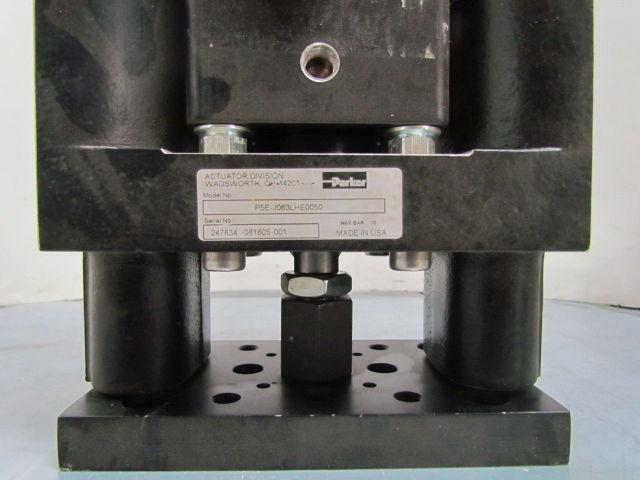 Parker P5E-J063LHE0050 Pneumatic Guided Air Cylinder 63mm Bore 50mm Stroke MPRL